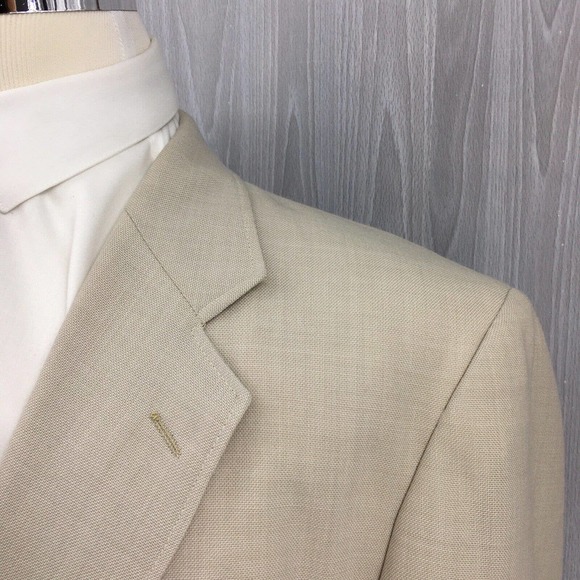John Weitz‎ Men's 2 Gold Button Blazer Size 44L - Picture 3 of 10